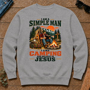 I Like Camping And Believe In Jesus - sport-grey - CS2D-SportGrey