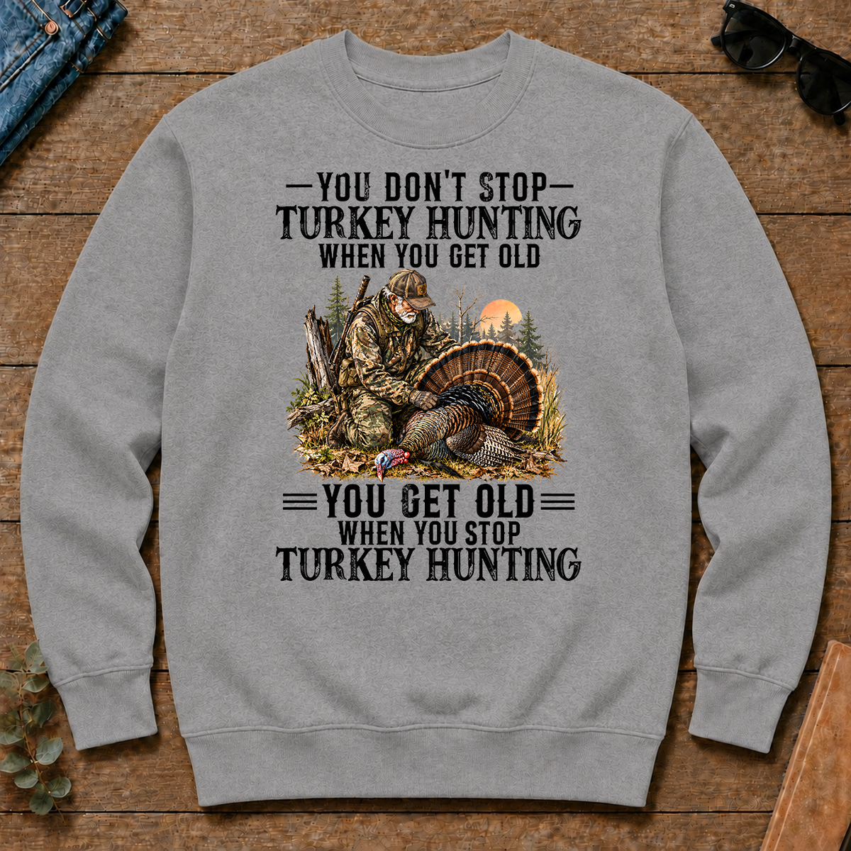 Turkey Hunting - You Get Old When You Stop - sport-grey - CS2D-SportGrey