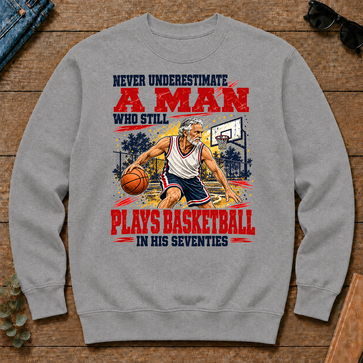 A Man Still Plays Basketball In His 70s - sport-grey - CS2D-SportGrey
