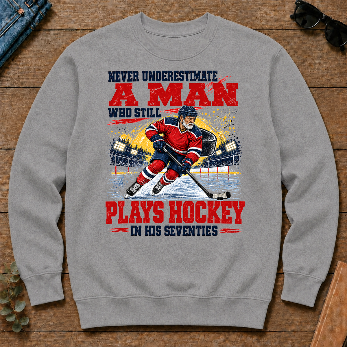 A Man Still Plays Hockey In His 70s - sport-grey - CS2D-SportGrey