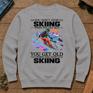 Psychedelic You Get Old When You Stop Skiing - sport-grey - CS2D-SportGrey