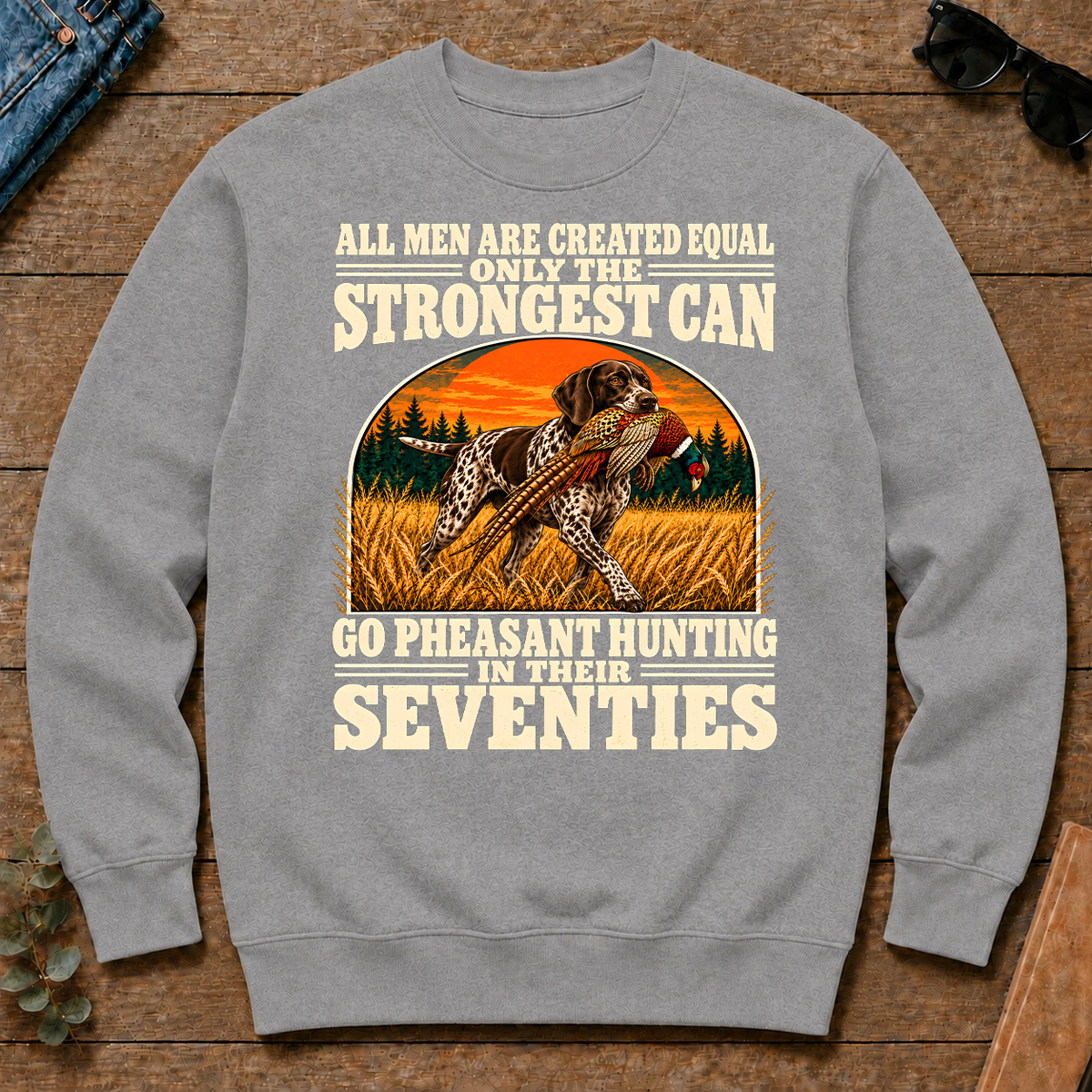 Pheasant Hunting Seventies Vintage - sport-grey - CS2D-SportGrey