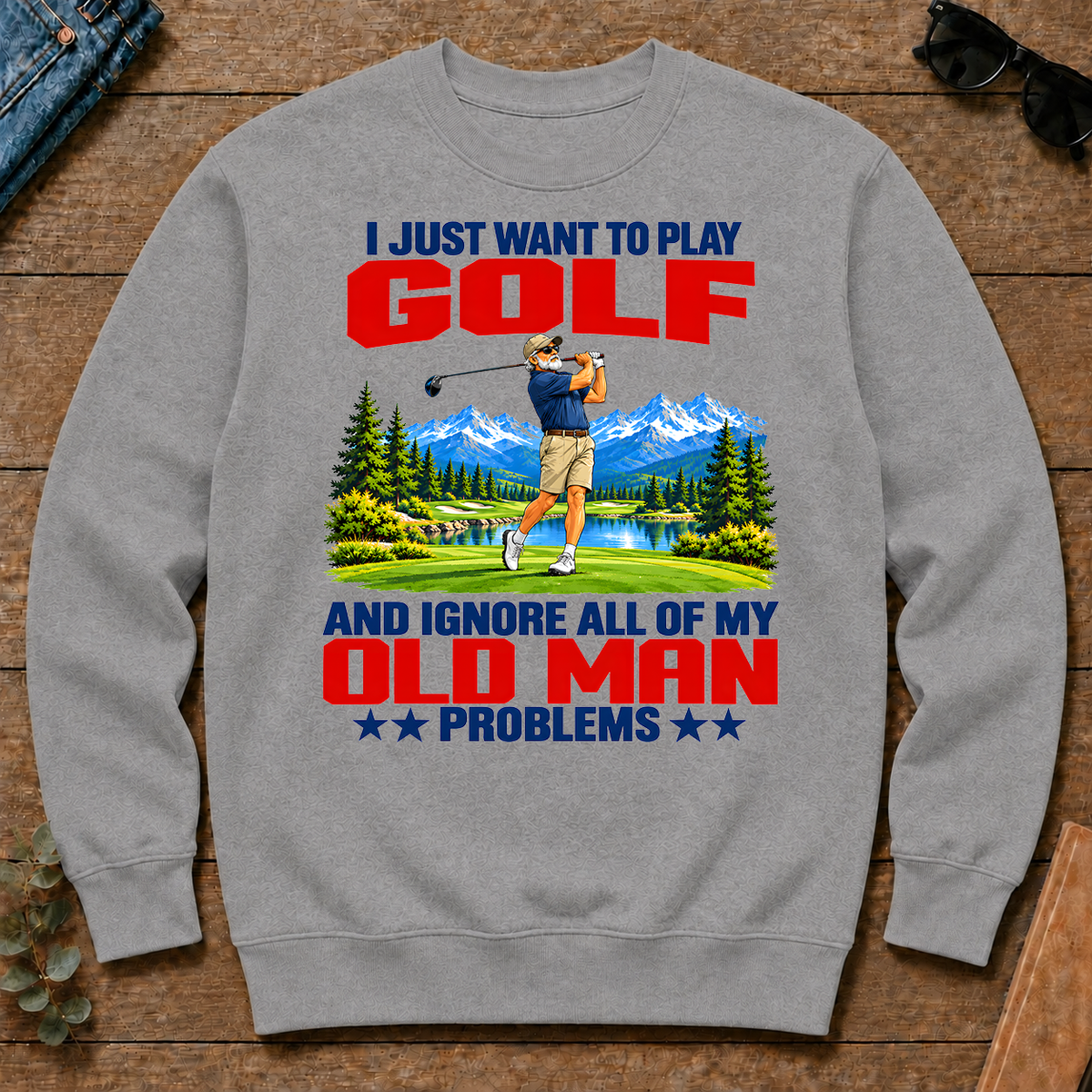 I Just Want To Play Golf - sport-grey - CS2D-SportGrey