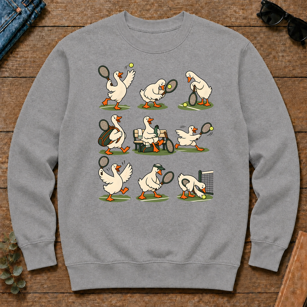 Funny Ducks Playing Tennis - sport-grey - CS2D-SportGrey