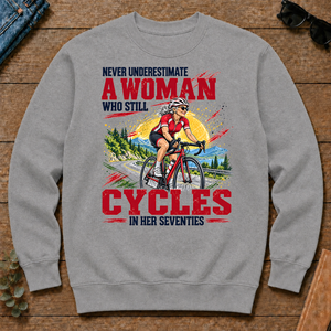 A Woman Still Cycles In Her 70s - sport-grey - CS2D-SportGrey
