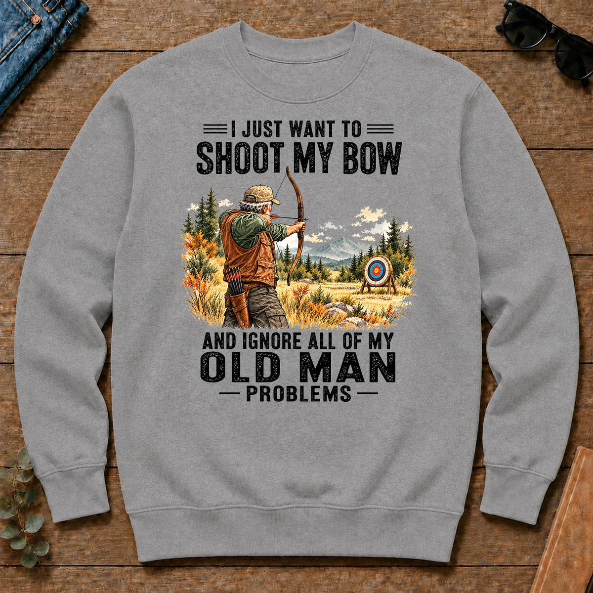 I Just Want To Shoot My Bow Art - sport-grey - CS2D-SportGrey