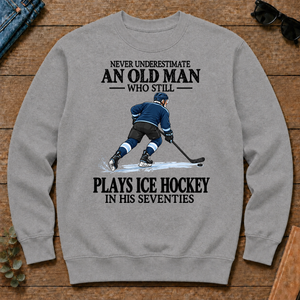 An Old Man Still Plays Ice Hockey In His Seventies - sport-grey - CS2D-SportGrey