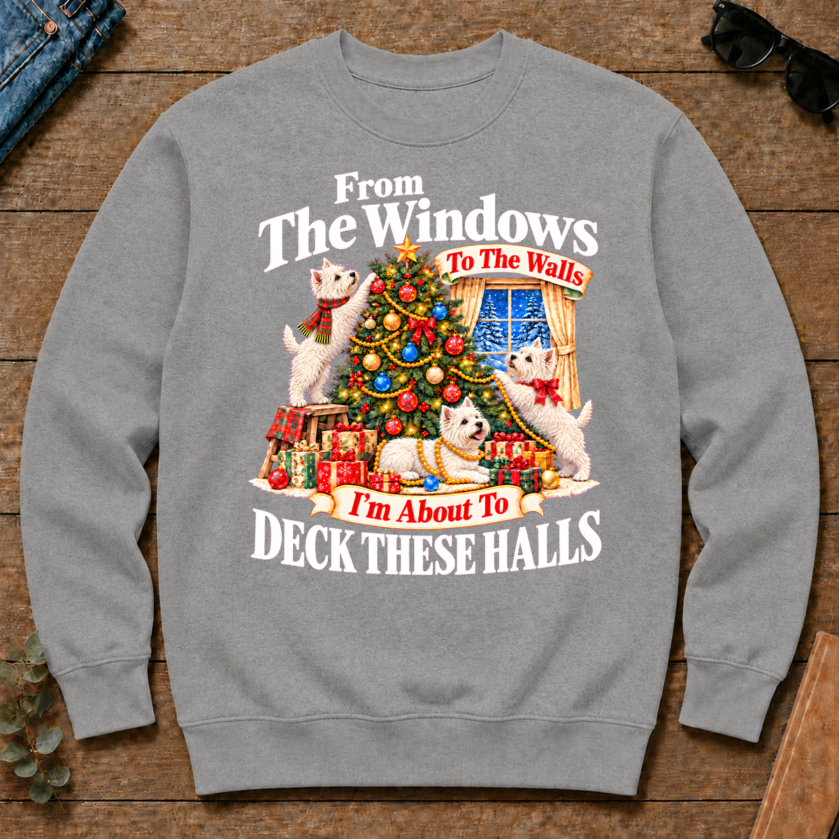 From the Windows to the Walls West Highland White Terrier - sport-grey - CS2D-SportGrey