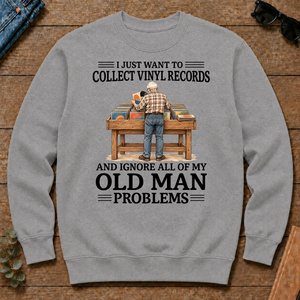 I Just Want To Collect Vinyl Records - sport-grey - CS2D-SportGrey