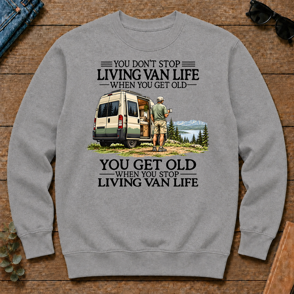 Don't Stop Living Van Life - sport-grey - CS2D-SportGrey
