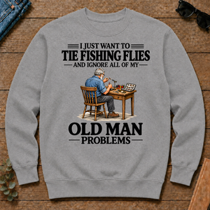 I Just Want To Tie Fishing Flies - sport-grey - CS2D-SportGrey