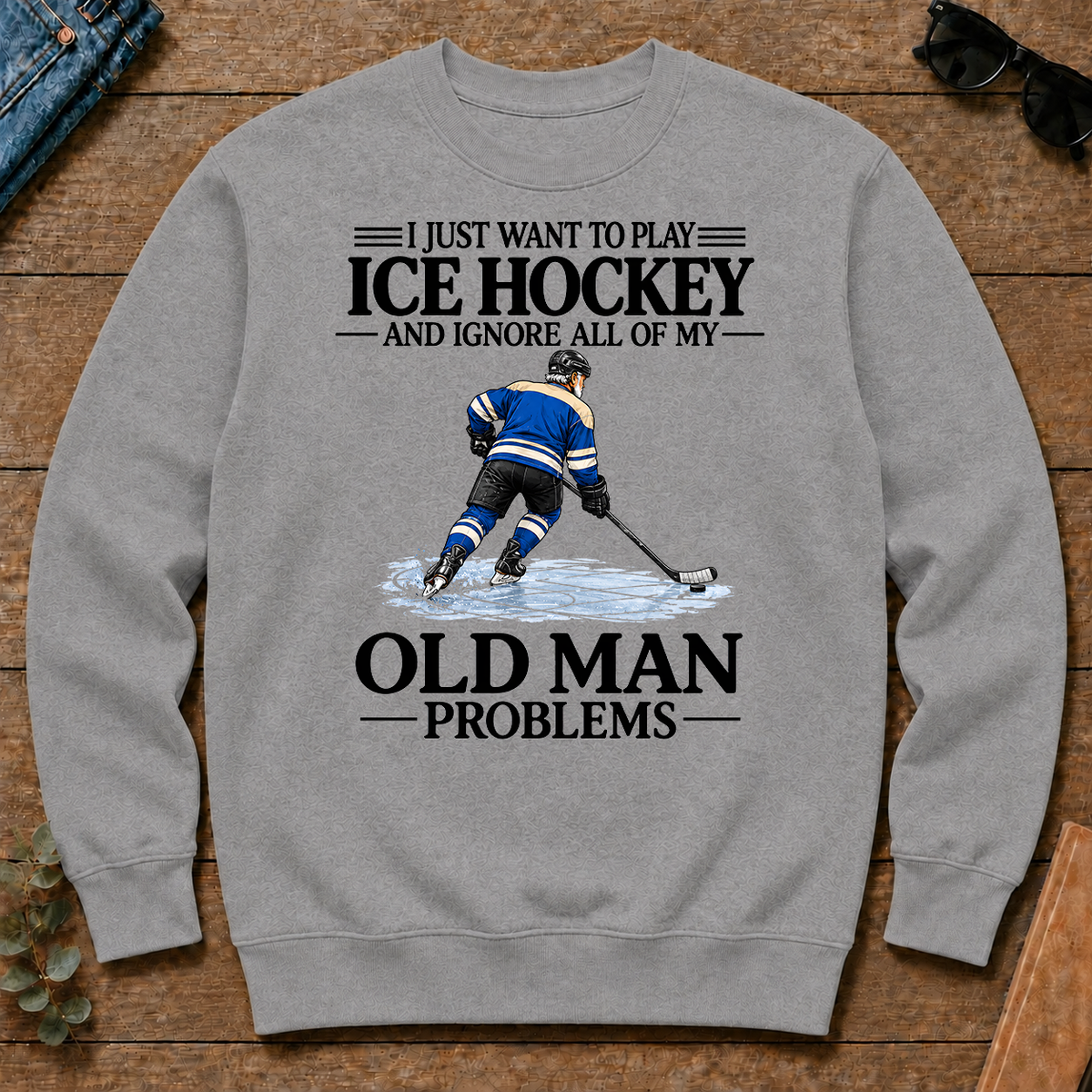 I Just Want To Play Ice Hockey - sport-grey - CS2D-SportGrey