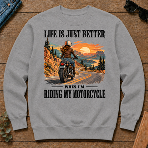 Life Is Just Better When I'm Riding My Motorcycle - sport-grey - CS2D-SportGrey