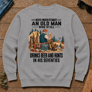 An Old Man Still Drinks Beer And Hunts In His 70s - sport-grey - CS2D-SportGrey