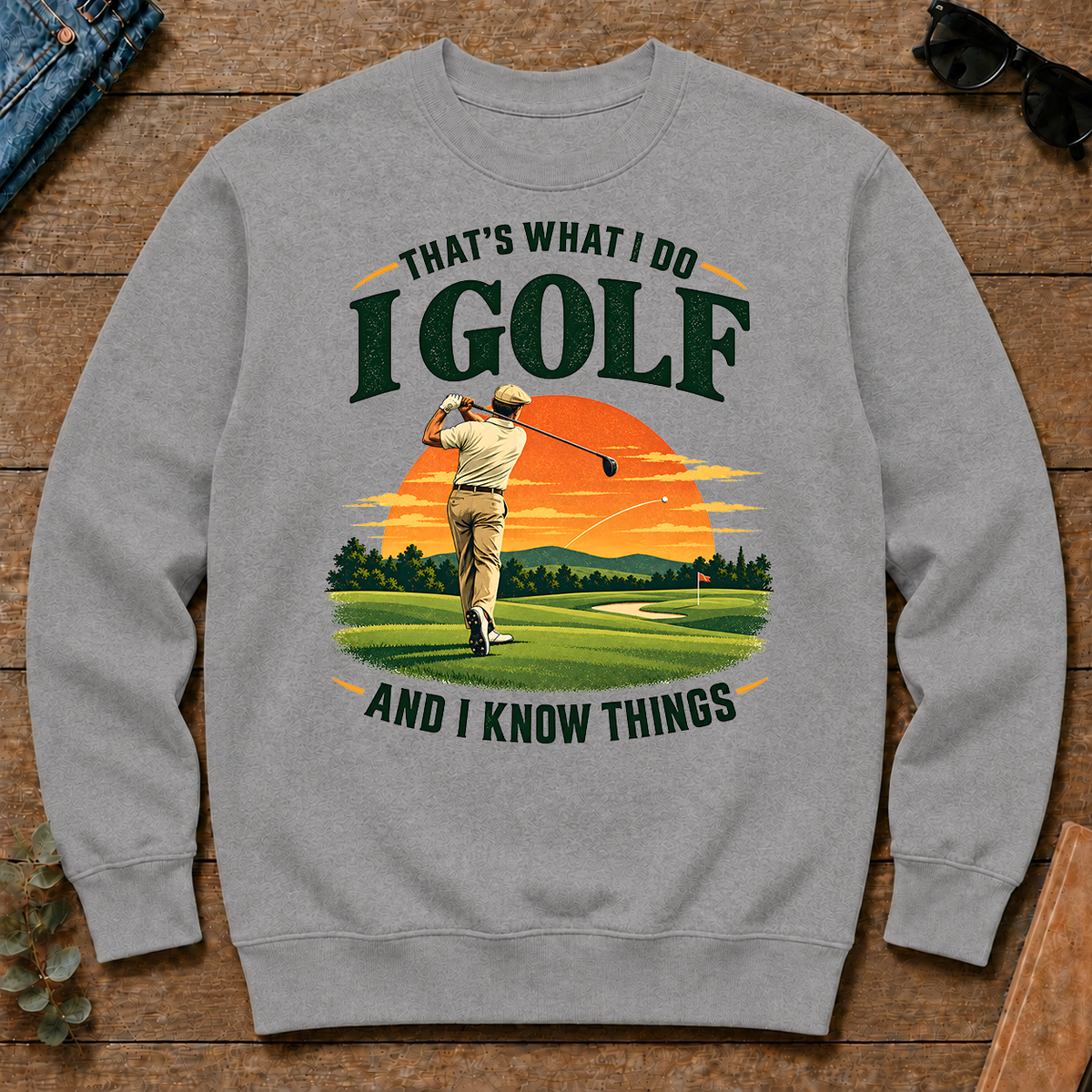 I Golf And I Know Things - sport-grey - CS2D-SportGrey