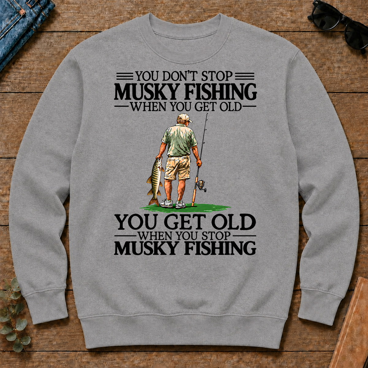 Don't Stop Musky Fishing - sport-grey - CS2D-SportGrey