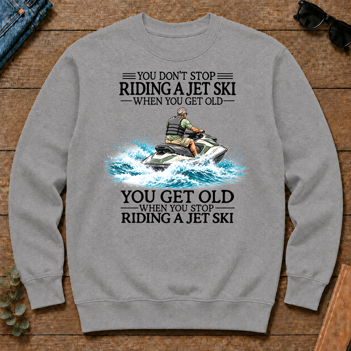 Don't Stop Riding Jet Ski - sport-grey - CS2D-SportGrey