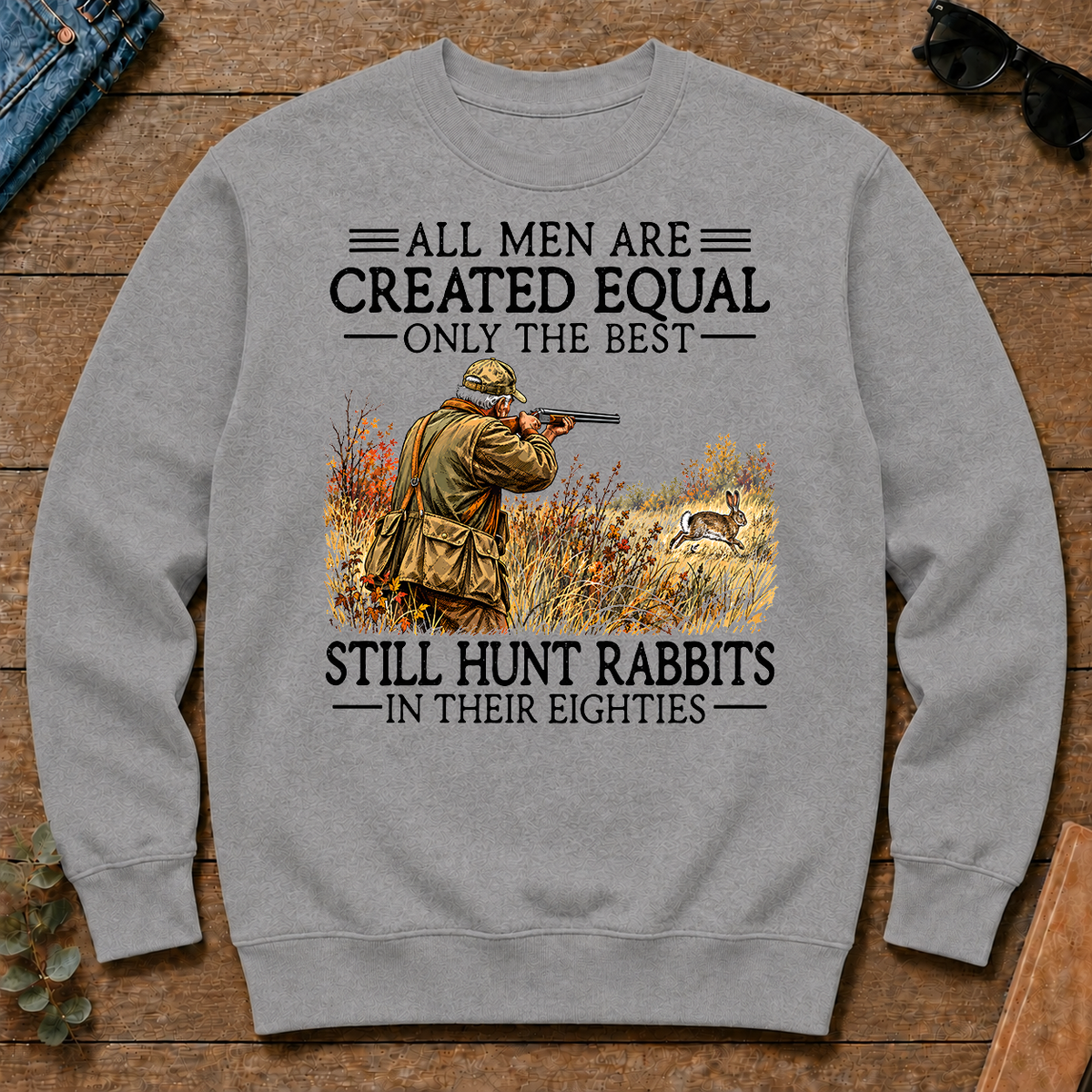 All Men Are Created Equal Rabbit Hunting 80s - sport-grey - CS2D-SportGrey