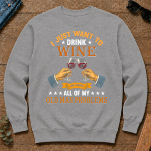 Vintage I Just Want To Drink Wine - sport-grey - CS2D-SportGrey