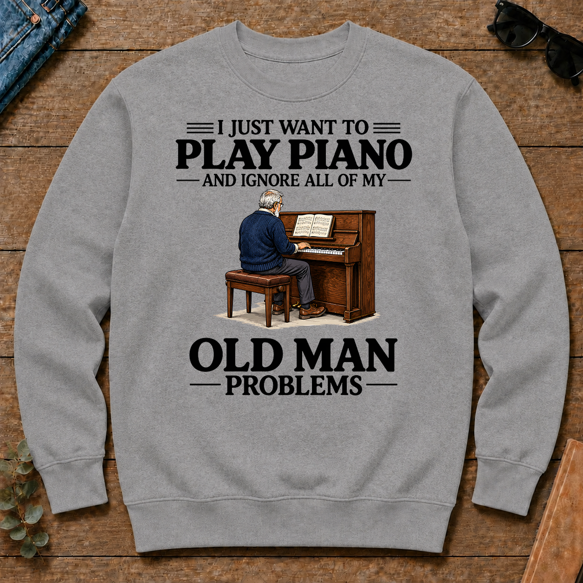 I Just Want To Play Piano - sport-grey - CS2D-SportGrey
