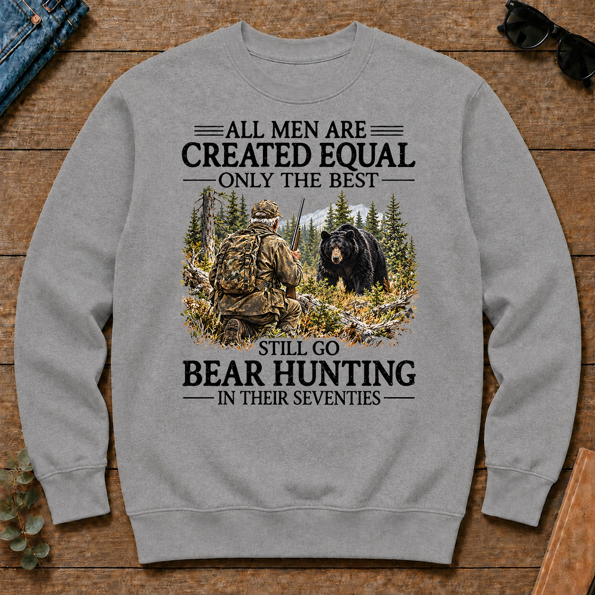 All Men Are Created Equal Only The Best Still Go Bear Hunting - sport-grey - CS2D-SportGrey