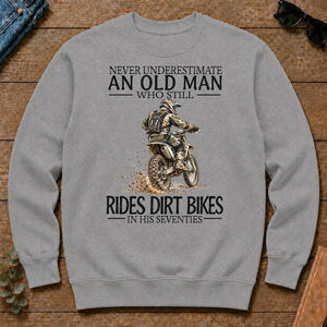 An Old Man Who Still Rides Dirt Bikes In His Seventies - sport-grey - CS2D-SportGrey