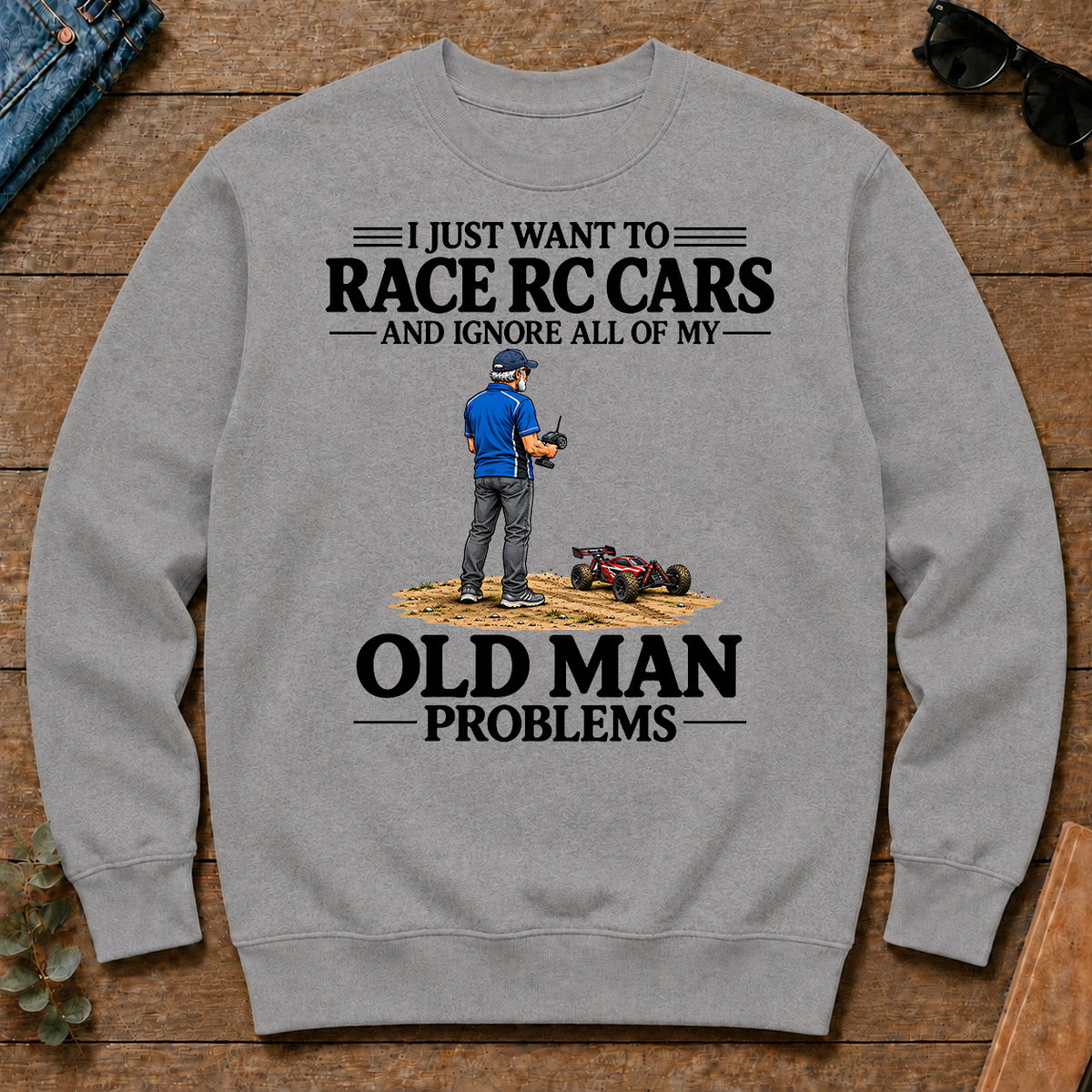 I Just Want To Race RC Cars - sport-grey - CS2D-SportGrey