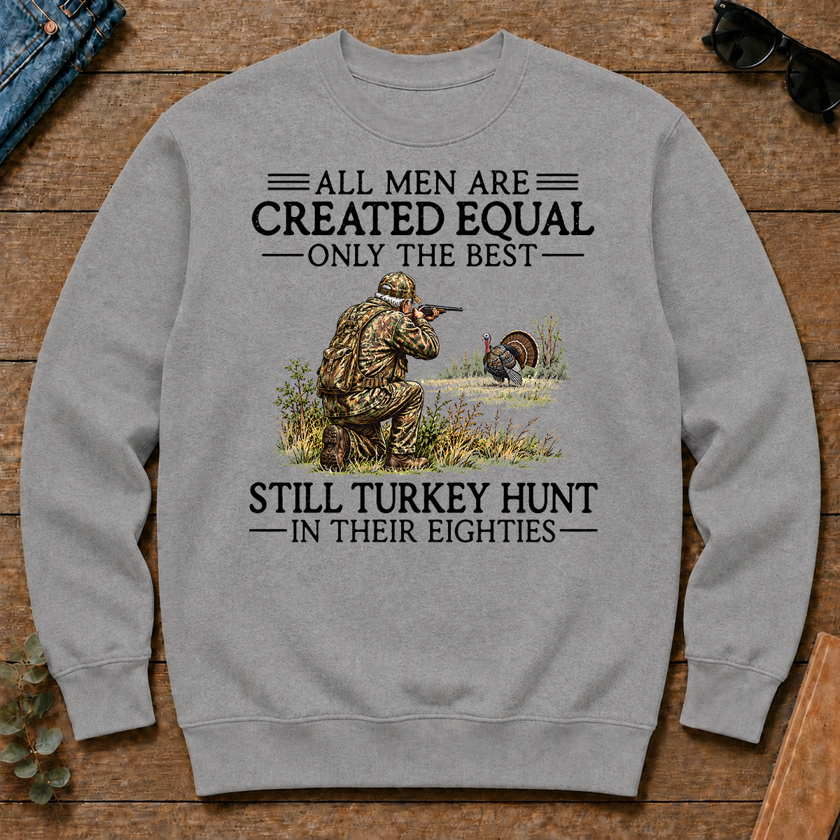 All Men Are Created Equal Turkey Hunting 80s - sport-grey - CS2D-SportGrey