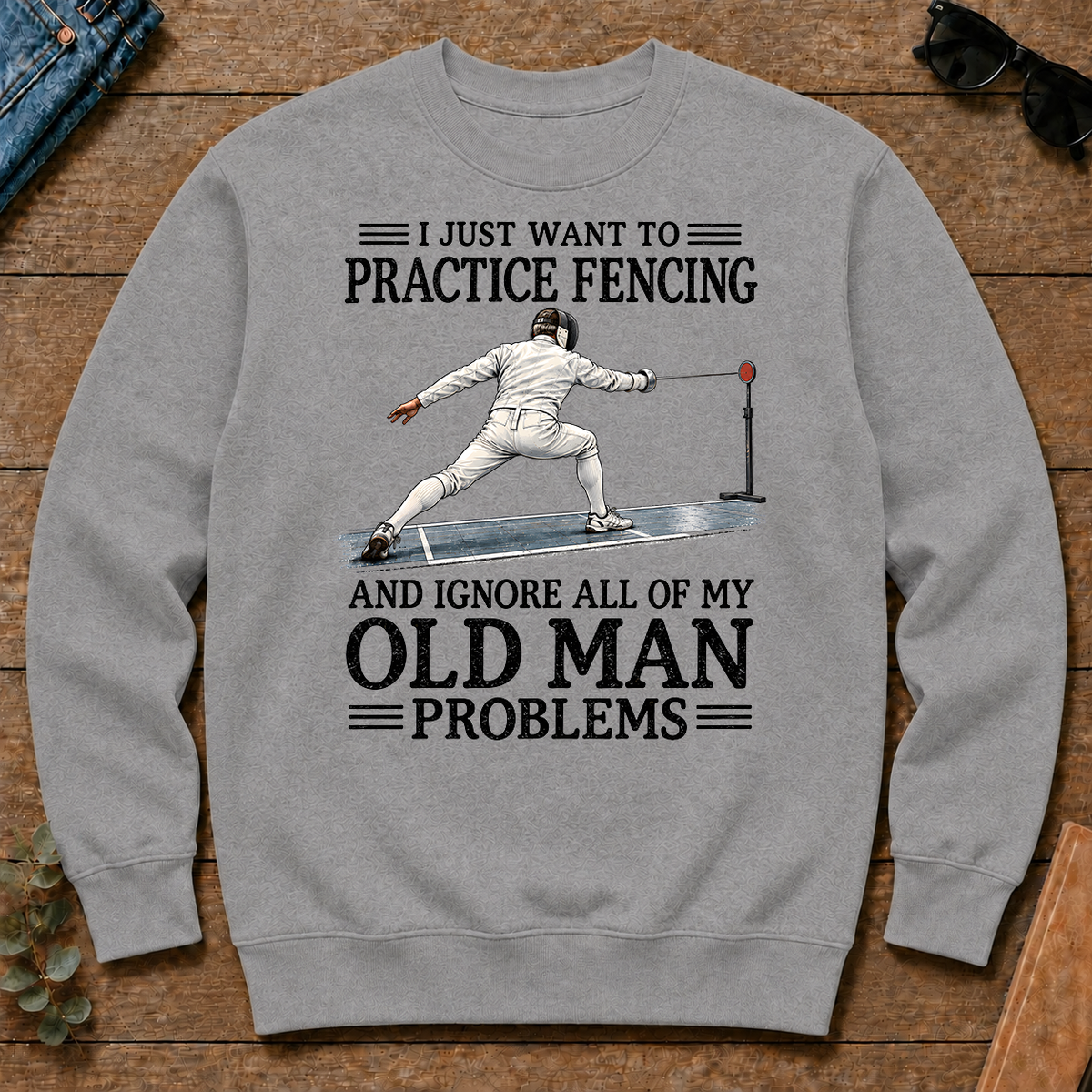 I Just Want To Practice Fencing - sport-grey - CS2D-SportGrey