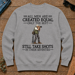 All Men Are Created Equal Only The Best Still Take Shots 70s - sport-grey - CS2D-SportGrey