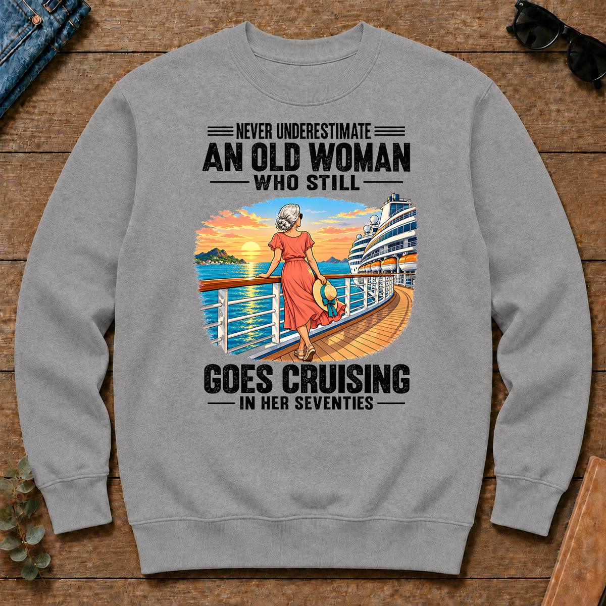 An Old Woman Still Goes Cruising In Her 70s - sport-grey - CS2D-SportGrey