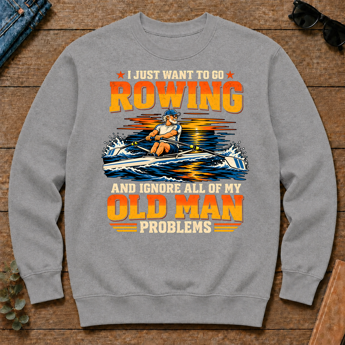 I Just Want To Go Rowing - sport-grey - CS2D-SportGrey