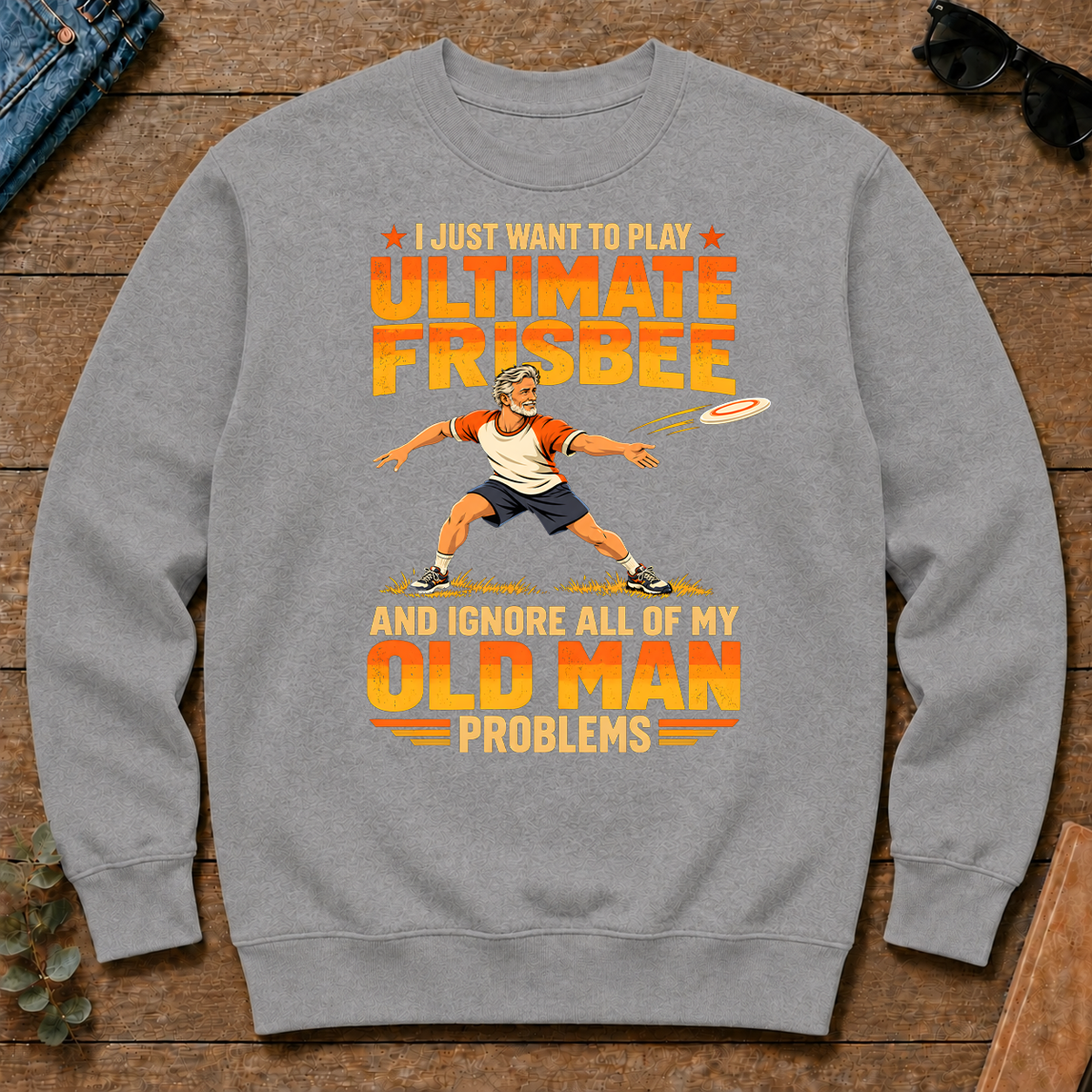 I Just Want To Play Ultimate Frisbee - sport-grey - CS2D-SportGrey