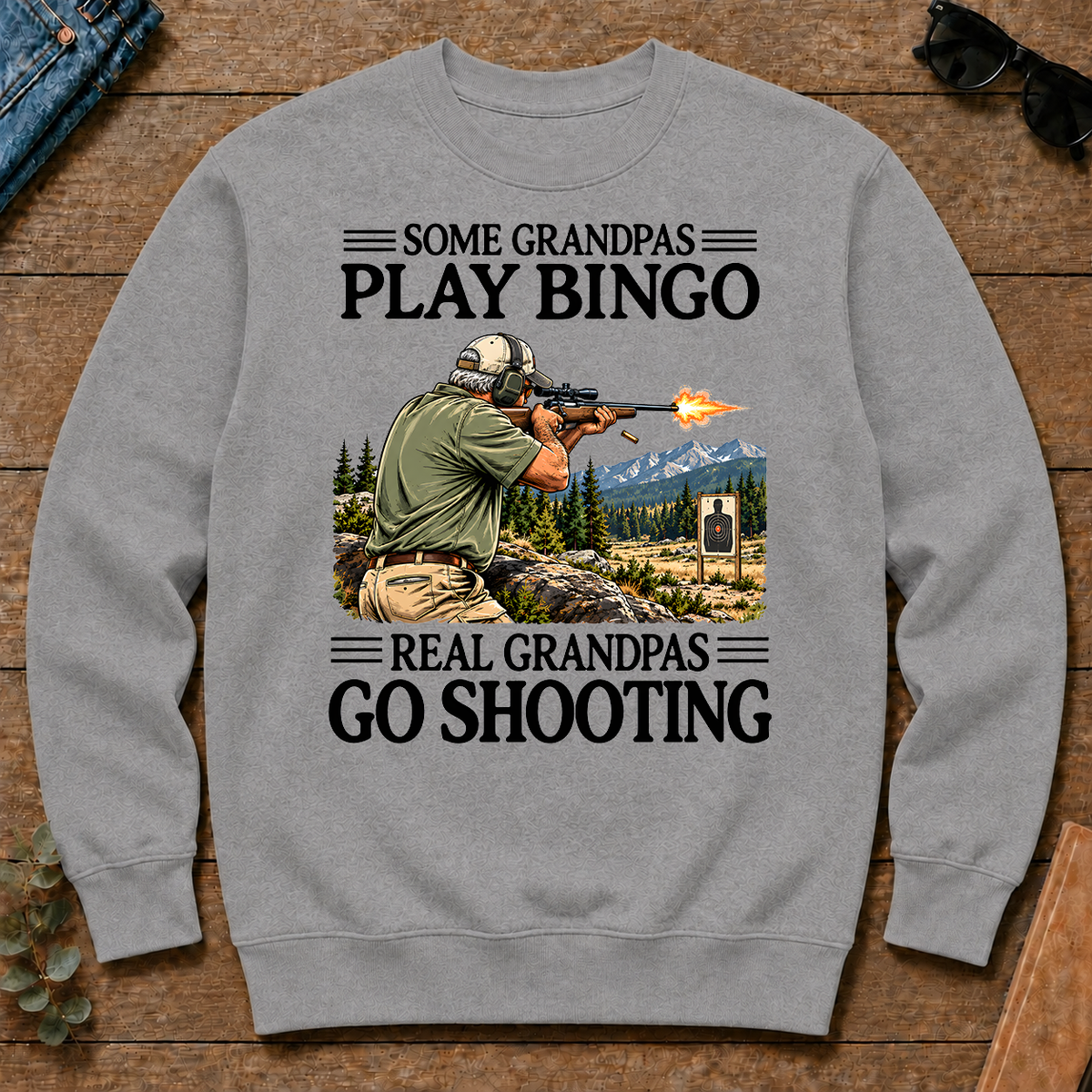Some Grandpas Play Bingo Real Grandpas Go Shooting - sport-grey - CS2D-SportGrey