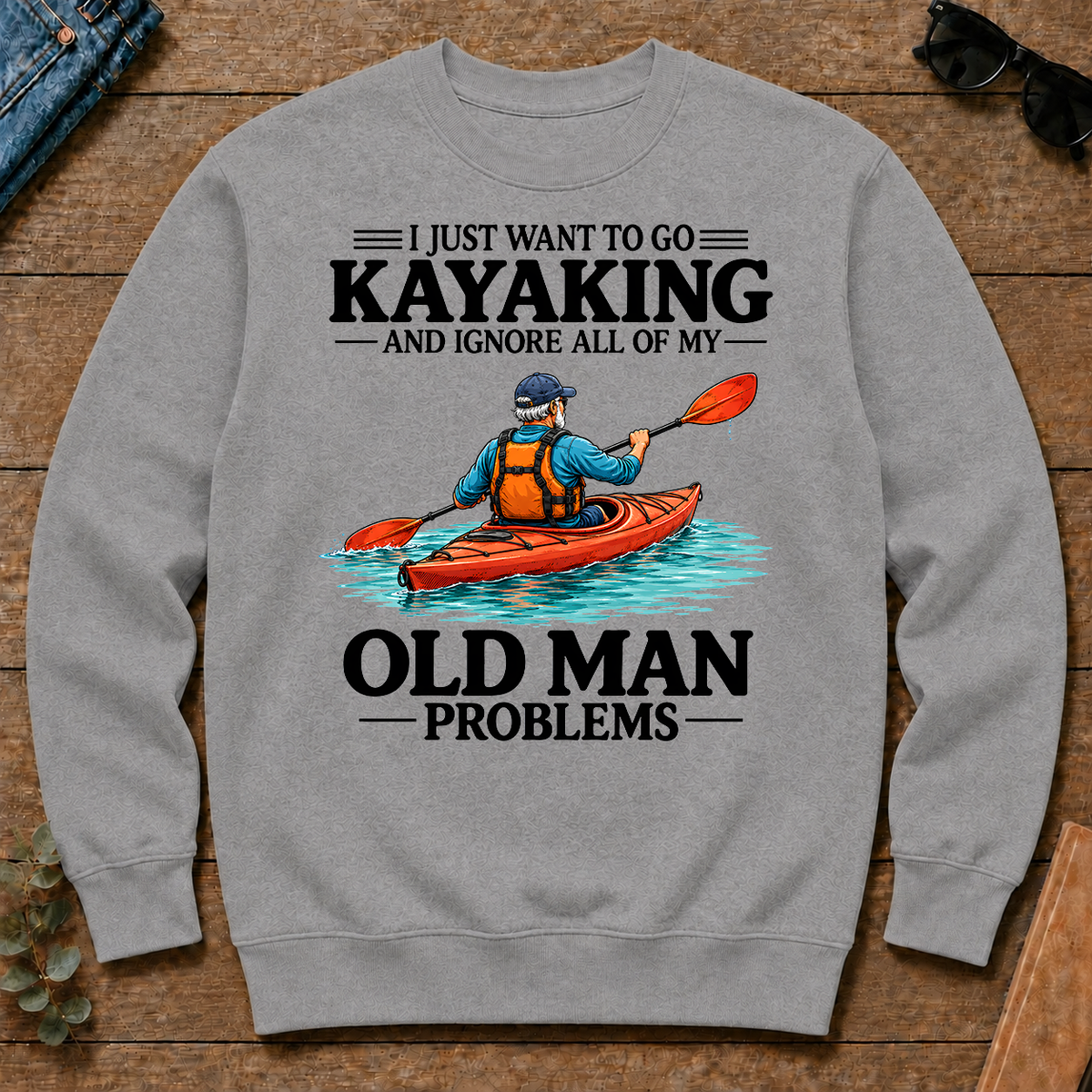 I Just Want To Go Kayaking - sport-grey - CS2D-SportGrey