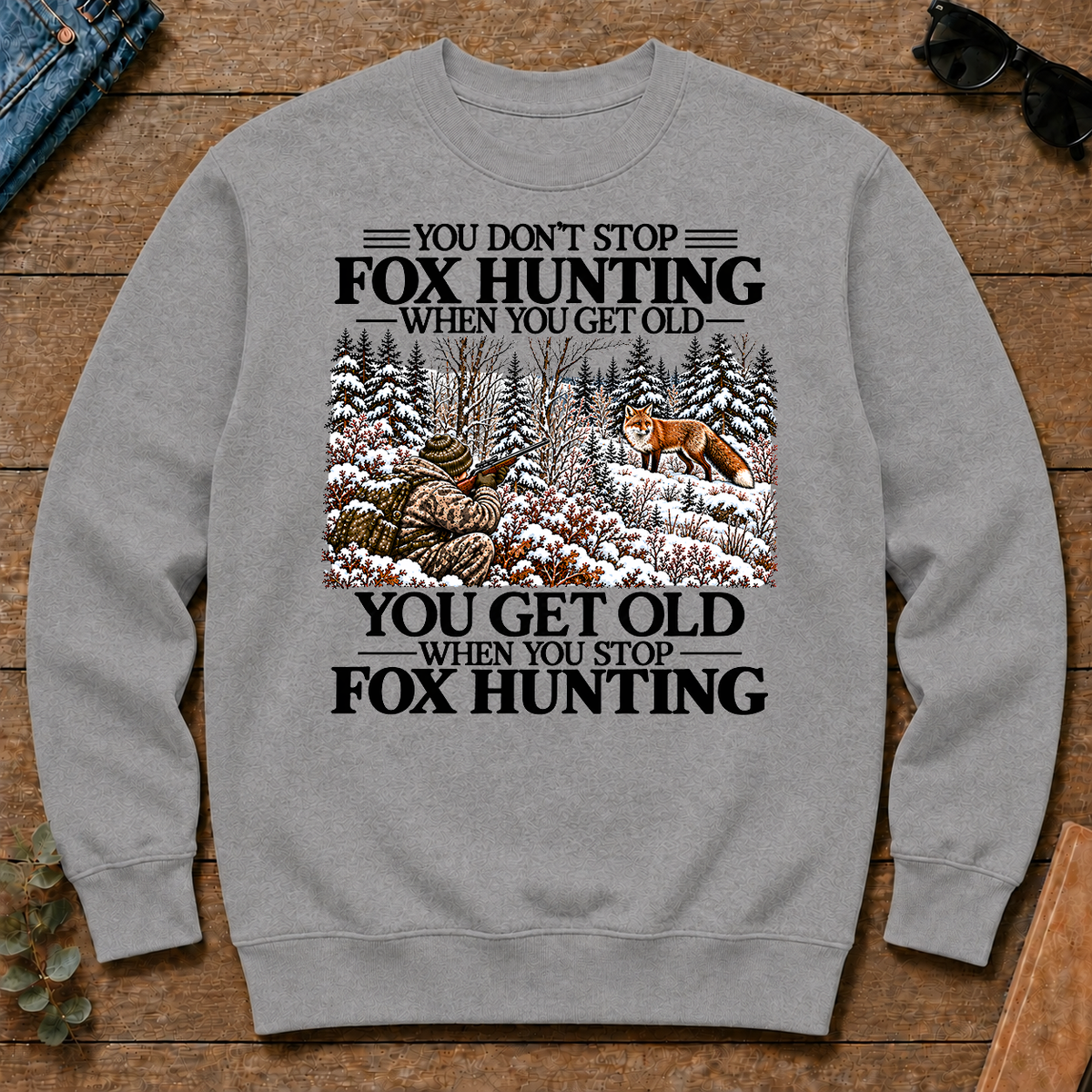 Don't Stop Winter Fox Hunting Snow - sport-grey - CS2D-SportGrey