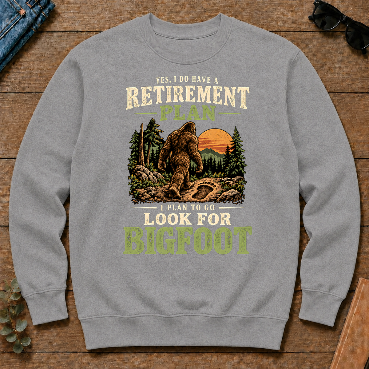 I Plan To Go Look For Bigfoot - sport-grey - CS2D-SportGrey