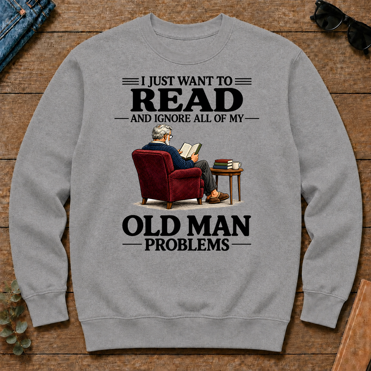 I Just Want To Read - sport-grey - CS2D-SportGrey