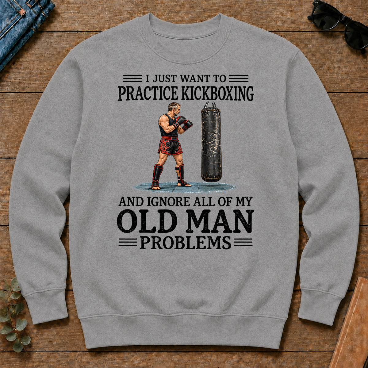 I Just Want To Practice Kickboxing - sport-grey - CS2D-SportGrey