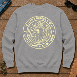 You Can't Outrun A Bear Always Bring A Slow Friend - sport-grey - CS2D-SportGrey