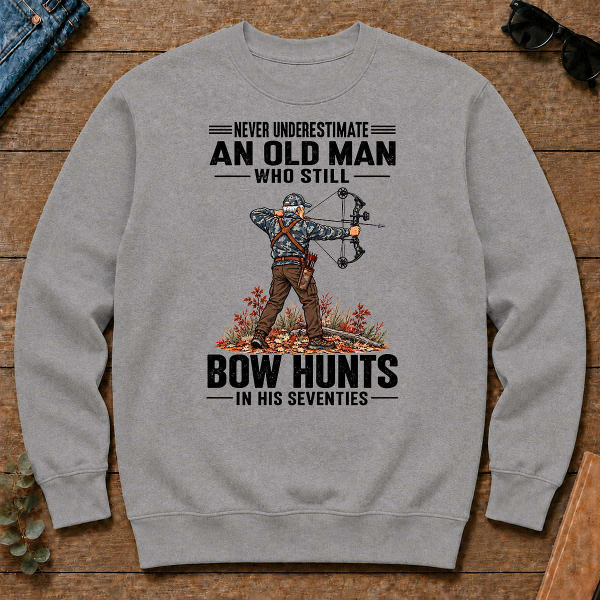 An Old Man Still Bow Hunts In His 70s - sport-grey - CS2D-SportGrey