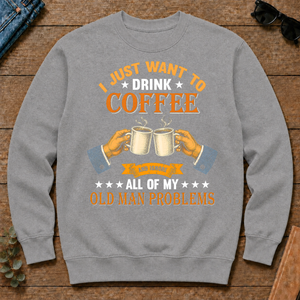 Vintage I Just Want To Drink Coffee - sport-grey - CS2D-SportGrey