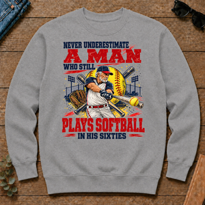 A Man Still Plays Softball In His 60s - sport-grey - CS2D-SportGrey