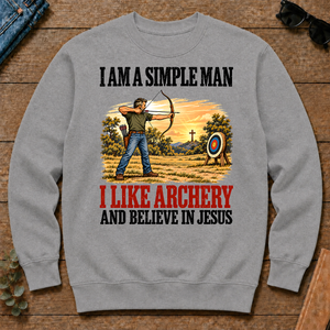 I Like Archery And Believe In Jesus - sport-grey - CS2D-SportGrey
