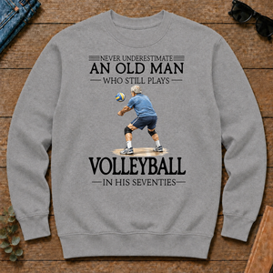 An Old Man Who Still Plays Volleyball In His Seventies - sport-grey - CS2D-SportGrey