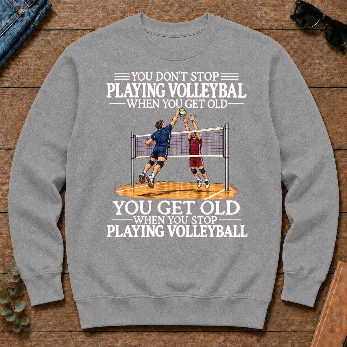 Old Man Don't Stop Volleyball - sport-grey - CS2D-SportGrey