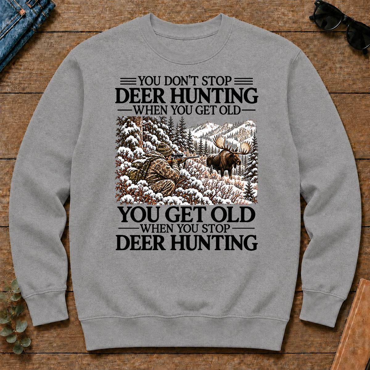 Don't Stop Moose Hunting Snow - sport-grey - CS2D-SportGrey