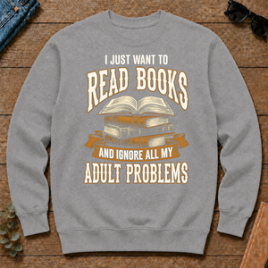 Vintage I Just Want To Read Books - sport-grey - CS2D-SportGrey