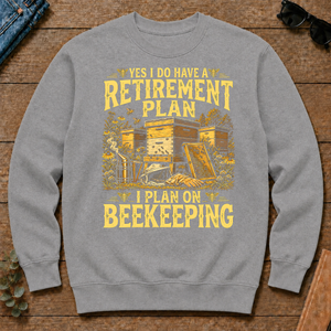 I Do Have A Retirement Plan I Plan On Beekeeping - sport-grey - CS2D-SportGrey
