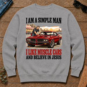 I Like Muscle Cars And Believe In Jesus - sport-grey - CS2D-SportGrey